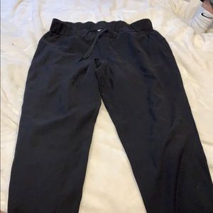 Black lululemon joggers